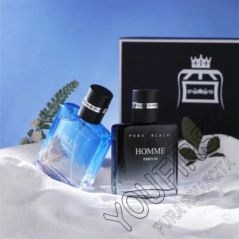 Fascination Man Perfume Gift Box 2pcs Set 60ml Men Perfumes Hombres Originales Fresh Fragrance Spray Cologne Scent Parfums Homme