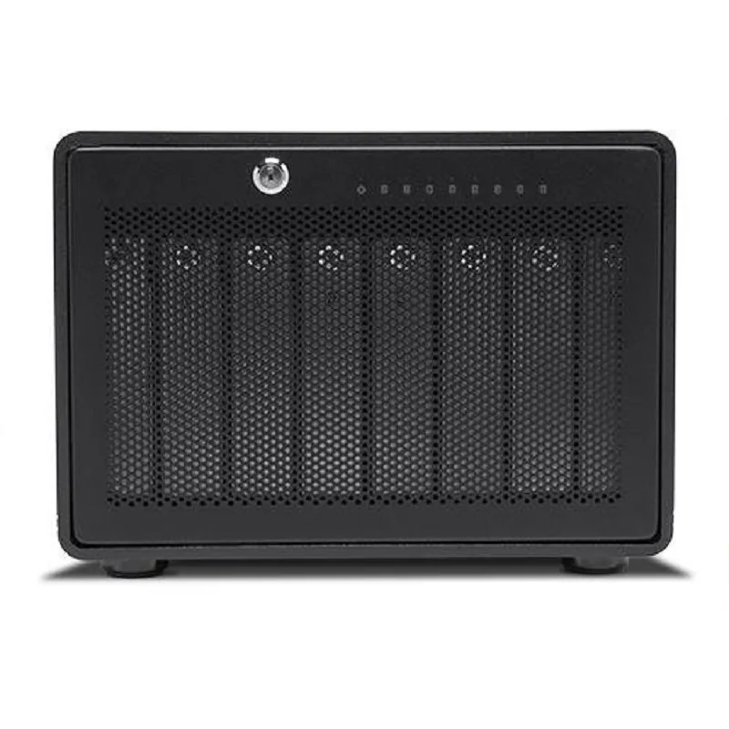 

8-битный дисковый массив Thunderbolt 3, 2,5/3, жесткий диск SSD, резервные зажимы для массового хранения данных