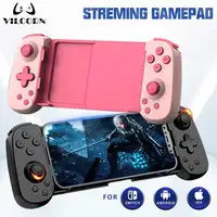 VILCORN Streaming controlador de juegos compatible con PS4 juego mando móvil Gamepad con giroscopio de seis ejes para Android/IOS