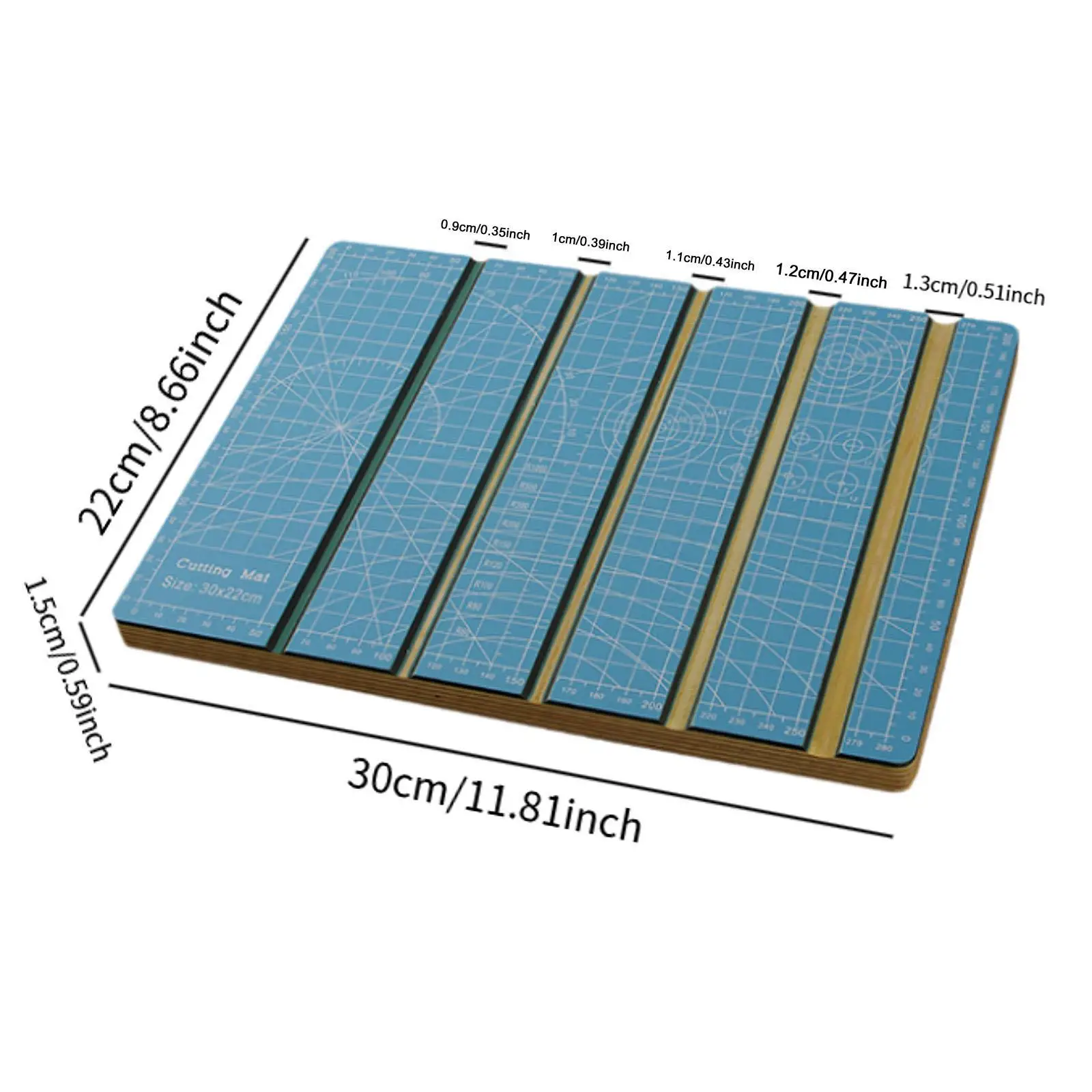 حقيبة جلدية حزام قطع حصيرة المحمولة DIY بها بنفسك الجلود صياغة حصيرة للخياطة الحرف هواية اللحف نموذج سكرابوكينغ المشروع