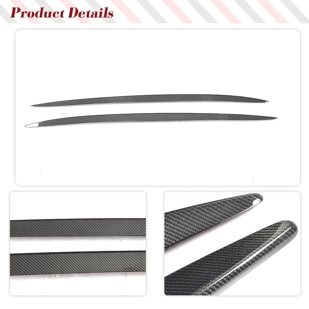 Carbon Fiber / FRP Side Skirts Extension Lip Molding Trim Sticker for Alfa Romeo Giulia Sedan 4-Door 2015-2022 Car Styling