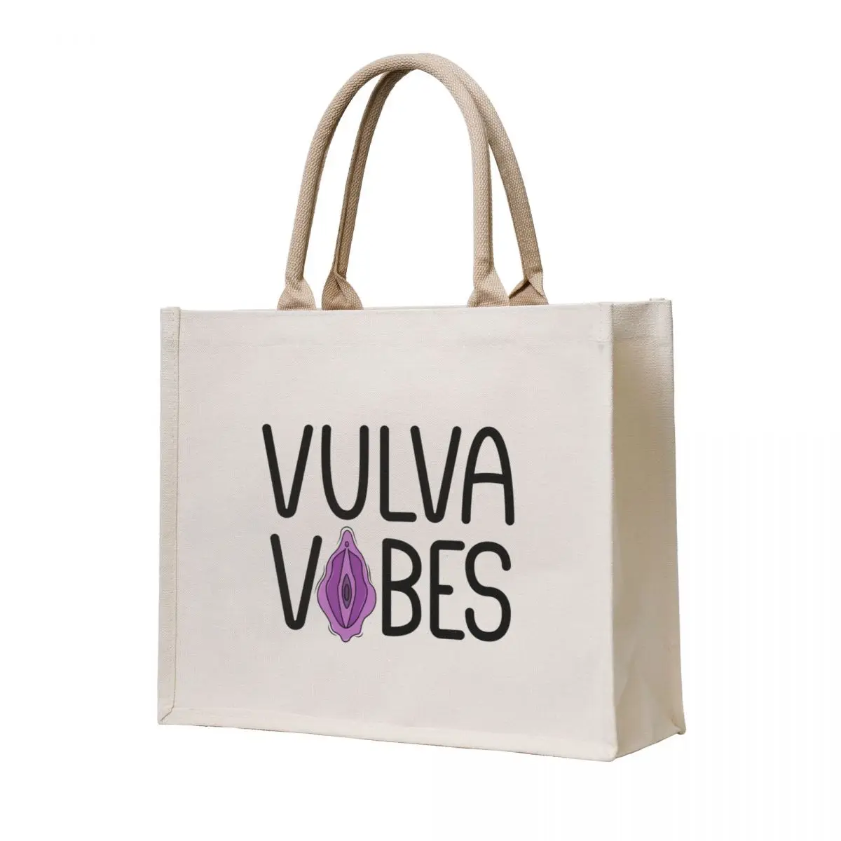 

VULVA VIBES' Tote Bag Custom bag custom bags canvas shopping bag
