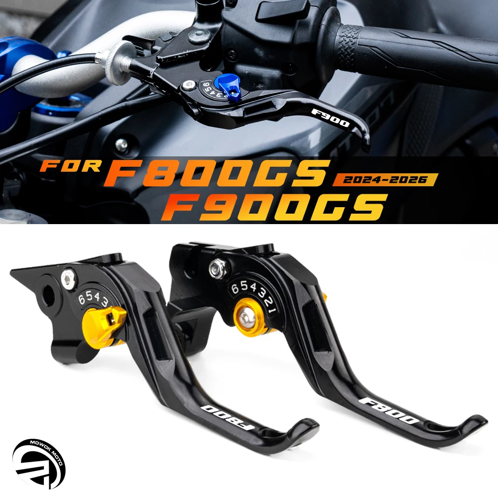 

For BMW F800GS F900GS ADVENTURE 2025 F 800 900 GS 800GS 900GS ADV 2024-2026 Motorcycle CNC Adjustable Short Brake Clutch Levers