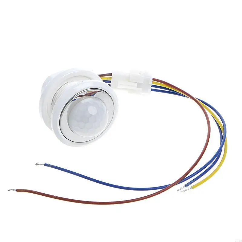 77JD 40mm LED PIR Detector Motion with for Time Delay Adjustab