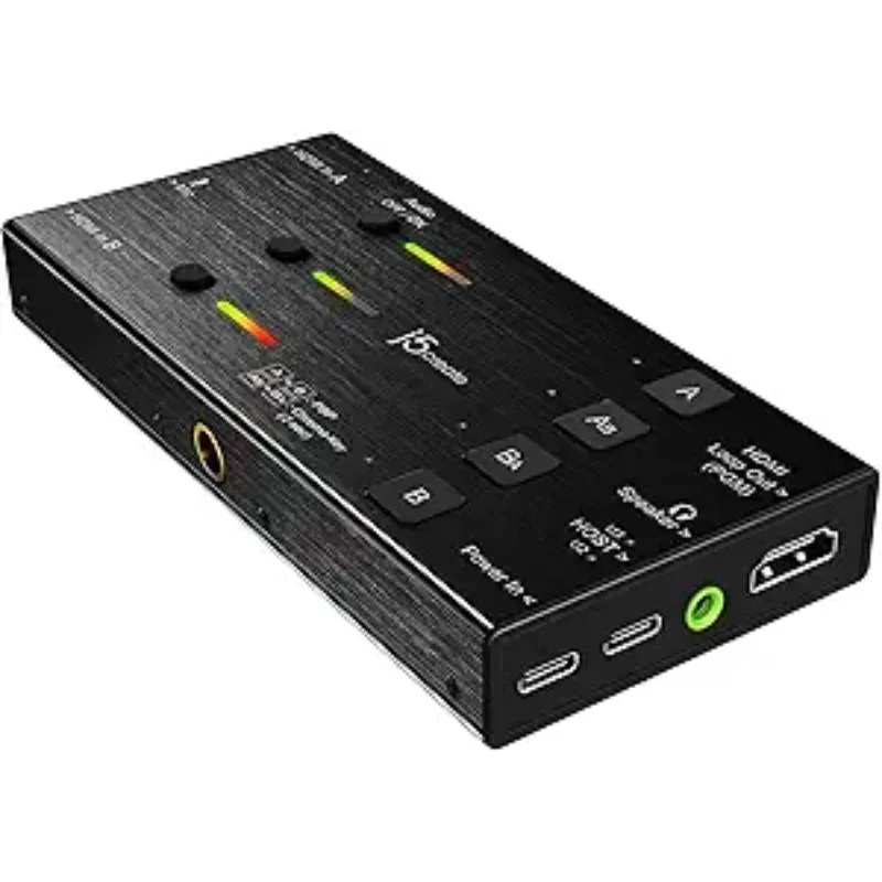 Live Video Capture Card - Dual HDMI to USB-C, Supports 1080p 60Hz Video and Audio Recording, Power Delivery - Best
