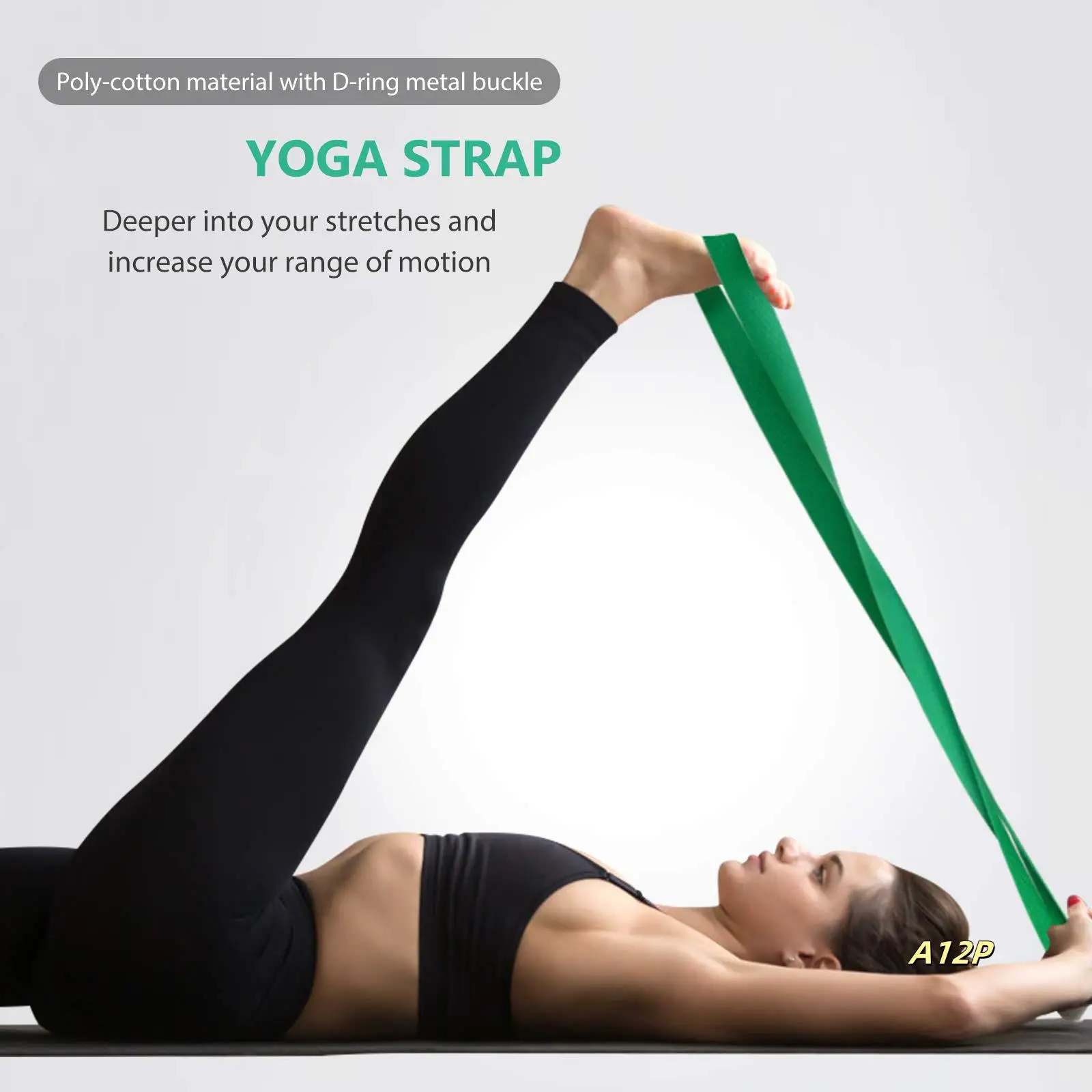 

Yoga Block And Yoga Strap Set EVA Foam Soft Non-Slip Yoga Blocks Universal Pilates Stretching And Toning Workouts