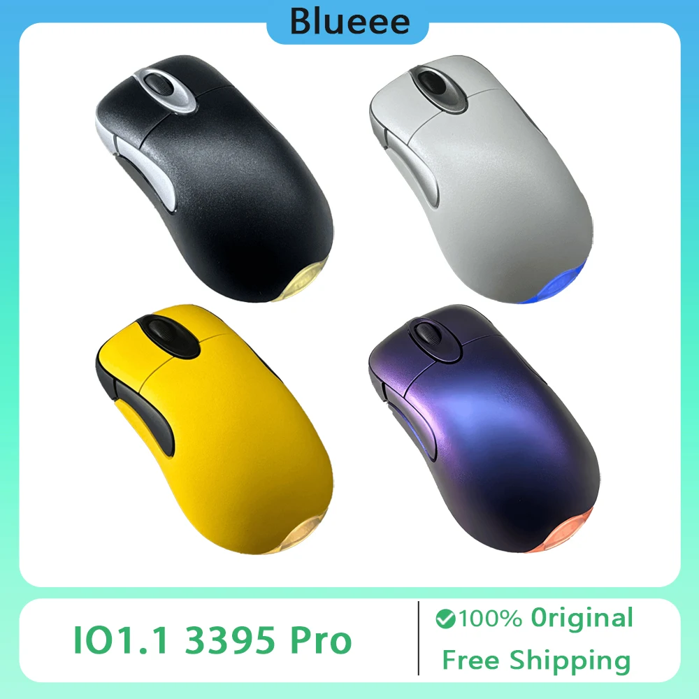 

IO1.1 3395 Pro 2.4g Wireless Mouse RGB Matte Bright Texture Usb Gaming Mouse Computer Accessory for Desktop Laptop Win Mac Pc