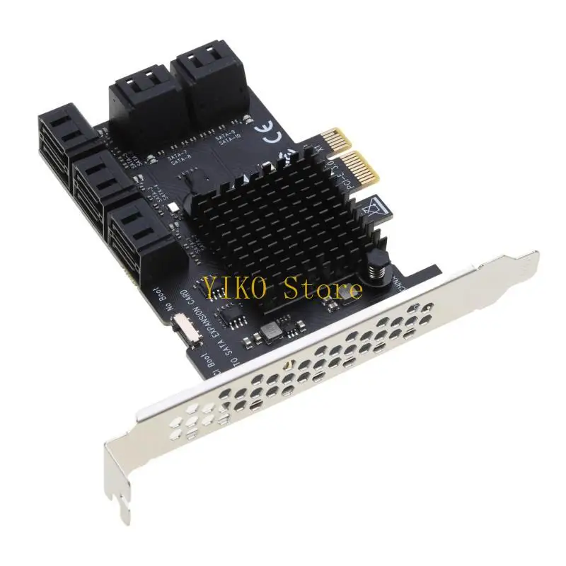 K32C PCIe Card 10Port PCI for Express 4X to Expansion Controller Boot D