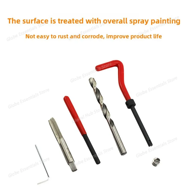 261 PCS Thread Repair Tools Tap Drill Bit Set Hand Self Tapping Thread Set Tapping Thread Set Repairer