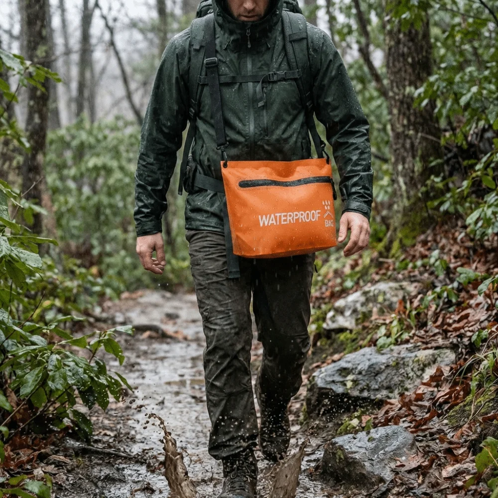 Large-capacity storage Waterproof storage bag Zipper Closure Splash Water Resistant Waterproof Dry Bag Floating Design Durable