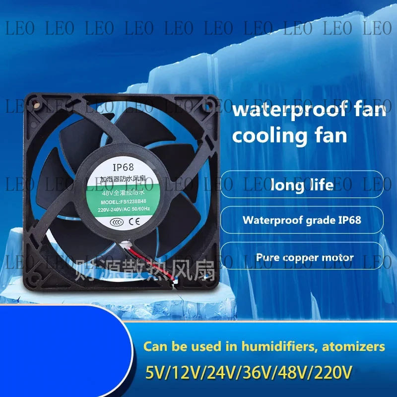 AA  9cm 9025 12V 24V waterproof fan