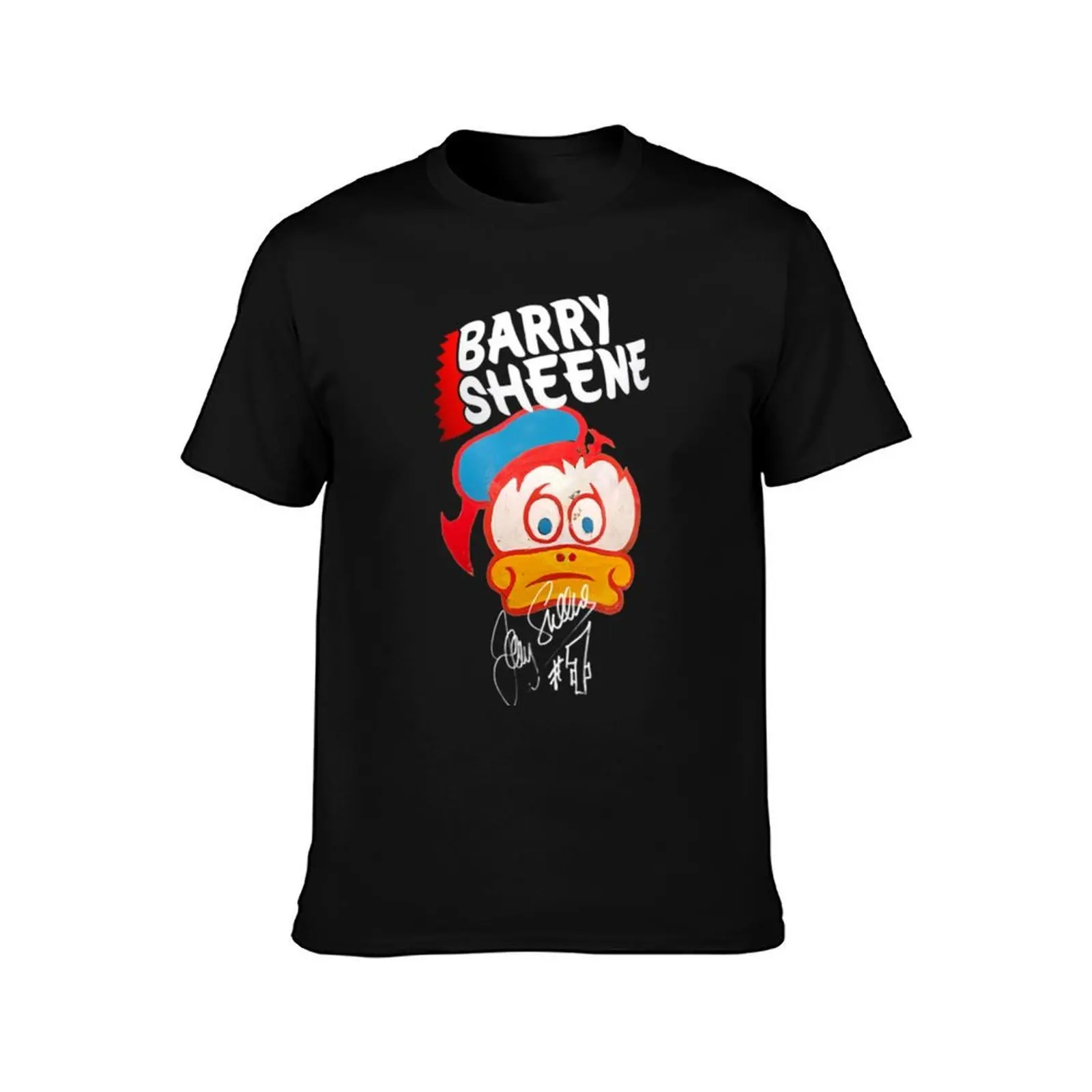 Barry Sheene Duck Helmet Design T-Shirt cotton tshirt 100% T-Shirt