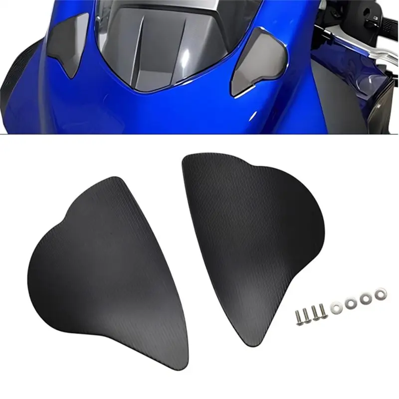 A54P-Mirror Hole Covers Aluminum Base Plate Block Off For Mirror For YZF-R6 R7 YZF-R6 2017-2023