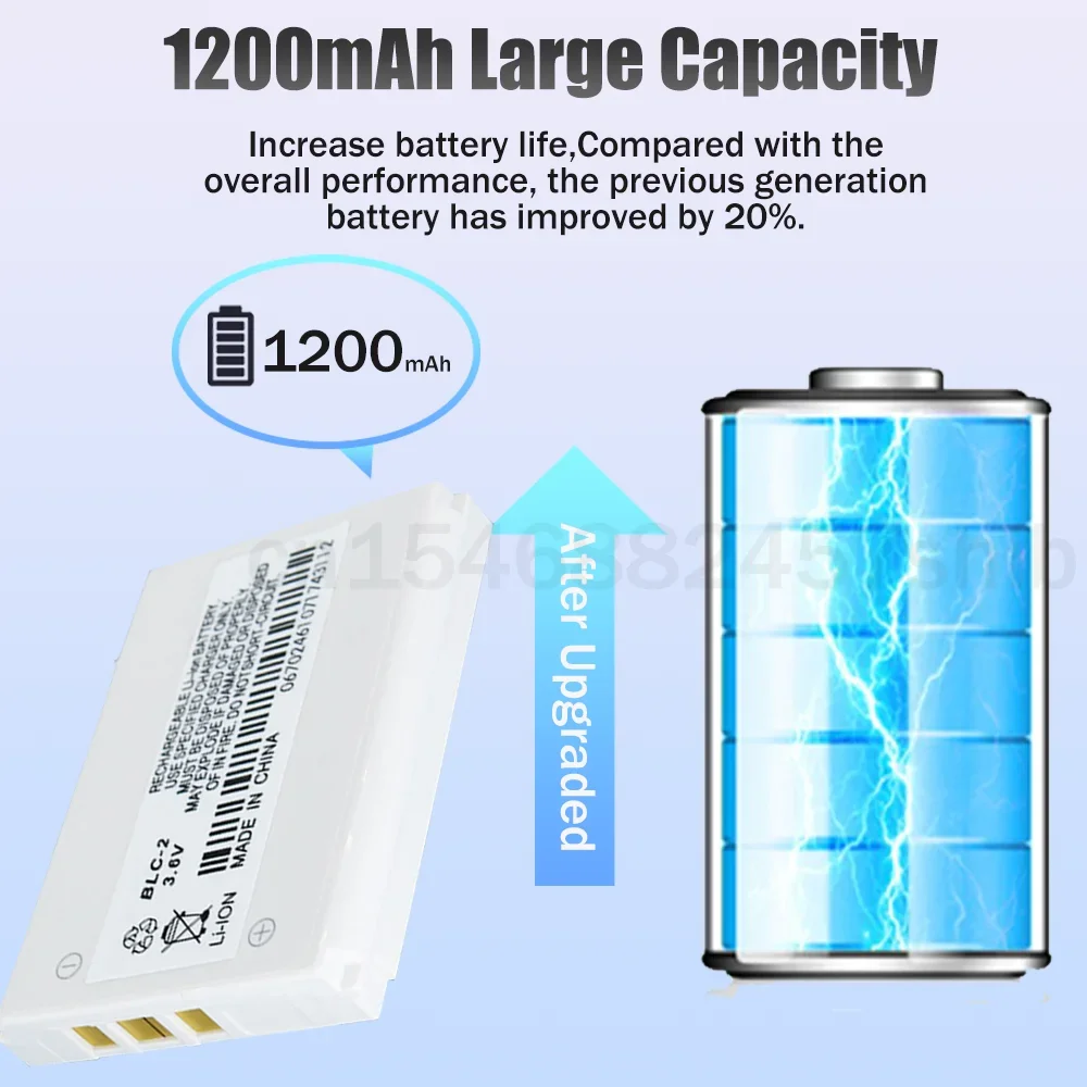 노키아 3310 교체용 휴대폰 배터리, 800mAh, BLC-2 BLC 2, 3330, 3410, 3510, 3510i, 3315, 3350, 3589, 6650, 6800, 6810 5510, 1 개