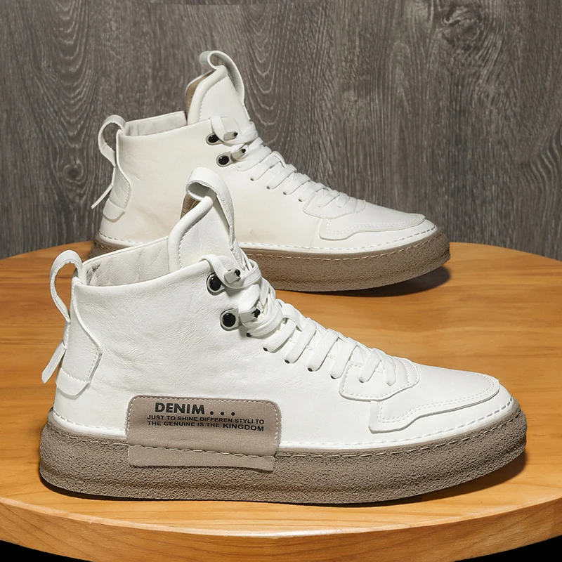 Mens casual shoes New style Best selling Flat sole Waterproof  Waterproof  Wear resistant Mid calf Comfortable Stable grip
