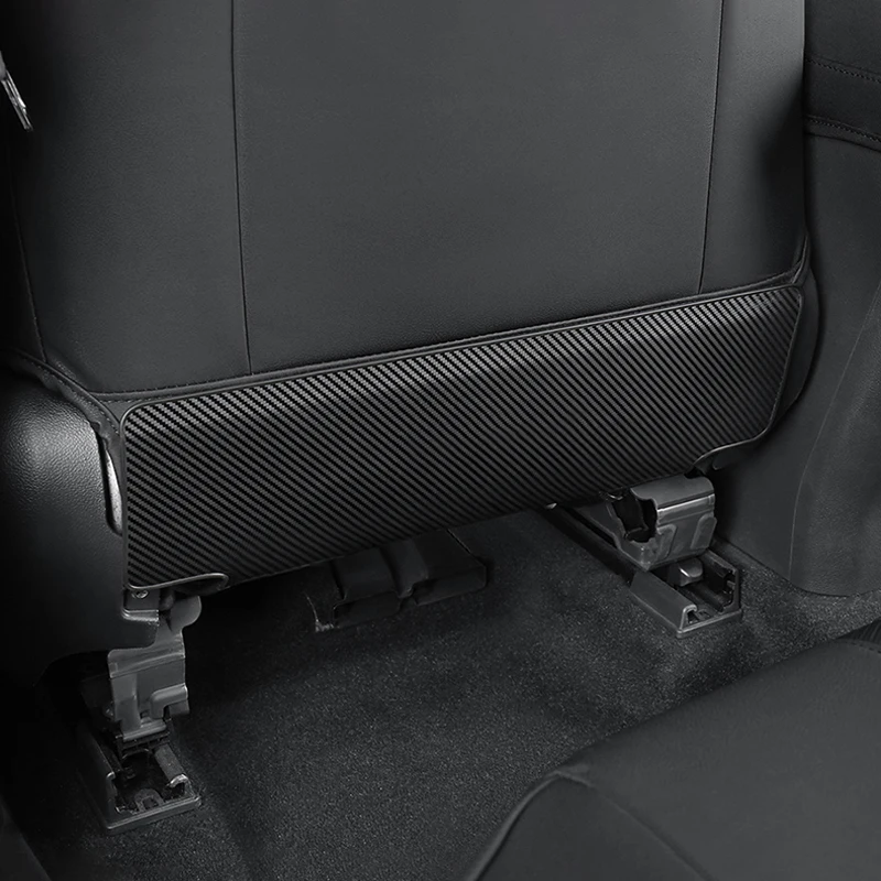 For Toyota RAV4 XA40 2013 2014 2015 2016 2017 2018 Stainless Steel Car Seat Back Anti Kick Pad Cover Protector Plate Accessories