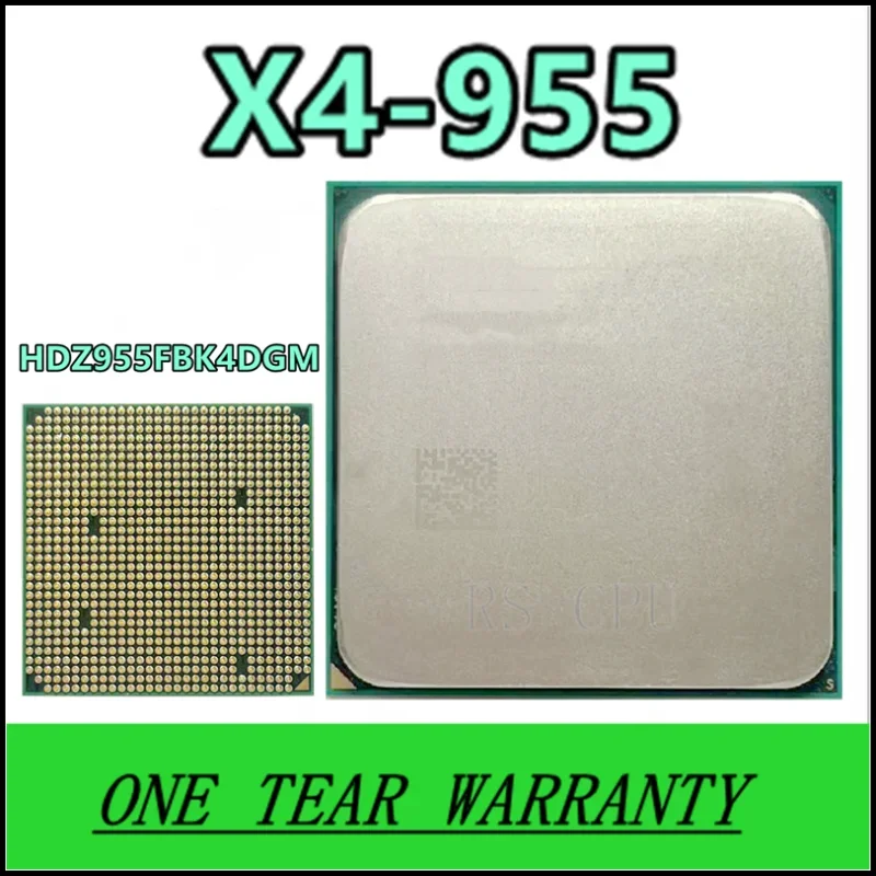 X4 955 X4-955 Procesador de CPU de cuatro núcleos de 3,2 GHz 125W HDZ955FBK4DGM / HDX955FBK4DGI / HDZ955FBK4DGI Socket AM3