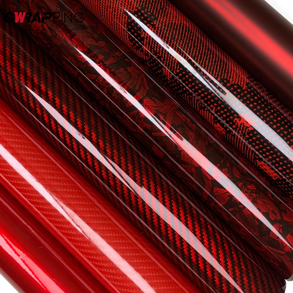 

Car Sticker PVC Red Self-adhesive Protective Film Waterproof and Scratch-proof Suitable for Gear Handle Center Console Panel