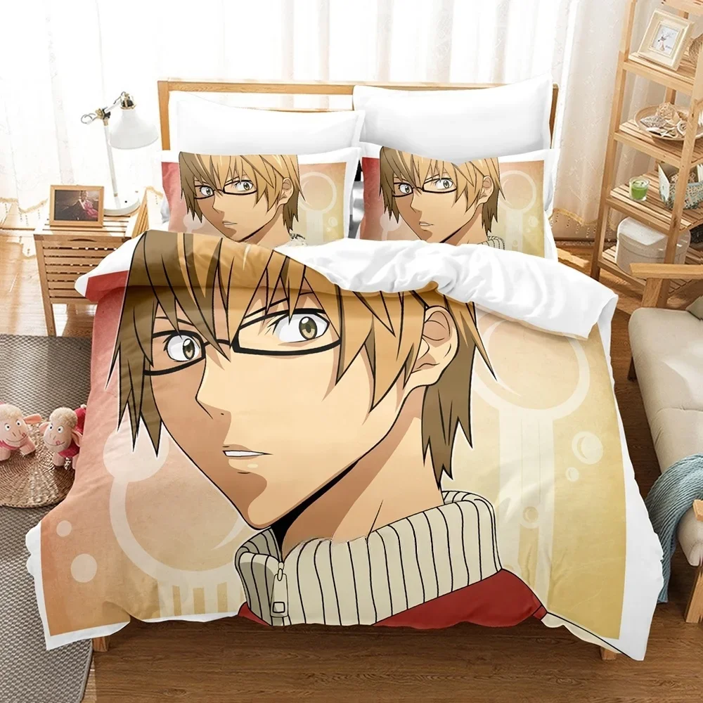 3D Printing Anime Bed Sheet Set Bakuman Bedding Set Single Twin Full Queen King Size Bed Set Adult Kid Bedroom Duvet Cover Sets