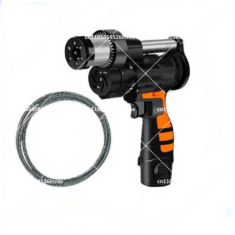 Home Electric Spring Pipe Dredge Machine Sewer Toilet Drain Clog Cleaning Tool