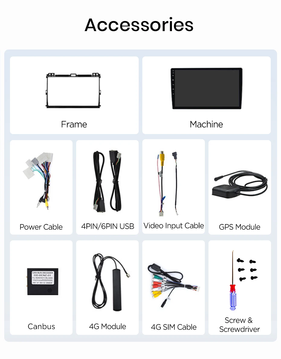 Junsun Wireless CarPlay Android Auto Autoradio für Toyota Land Cruiser Prado 120 2004-2009 Intelligente Systeme DSP SWC RDS GPS – Detail 26