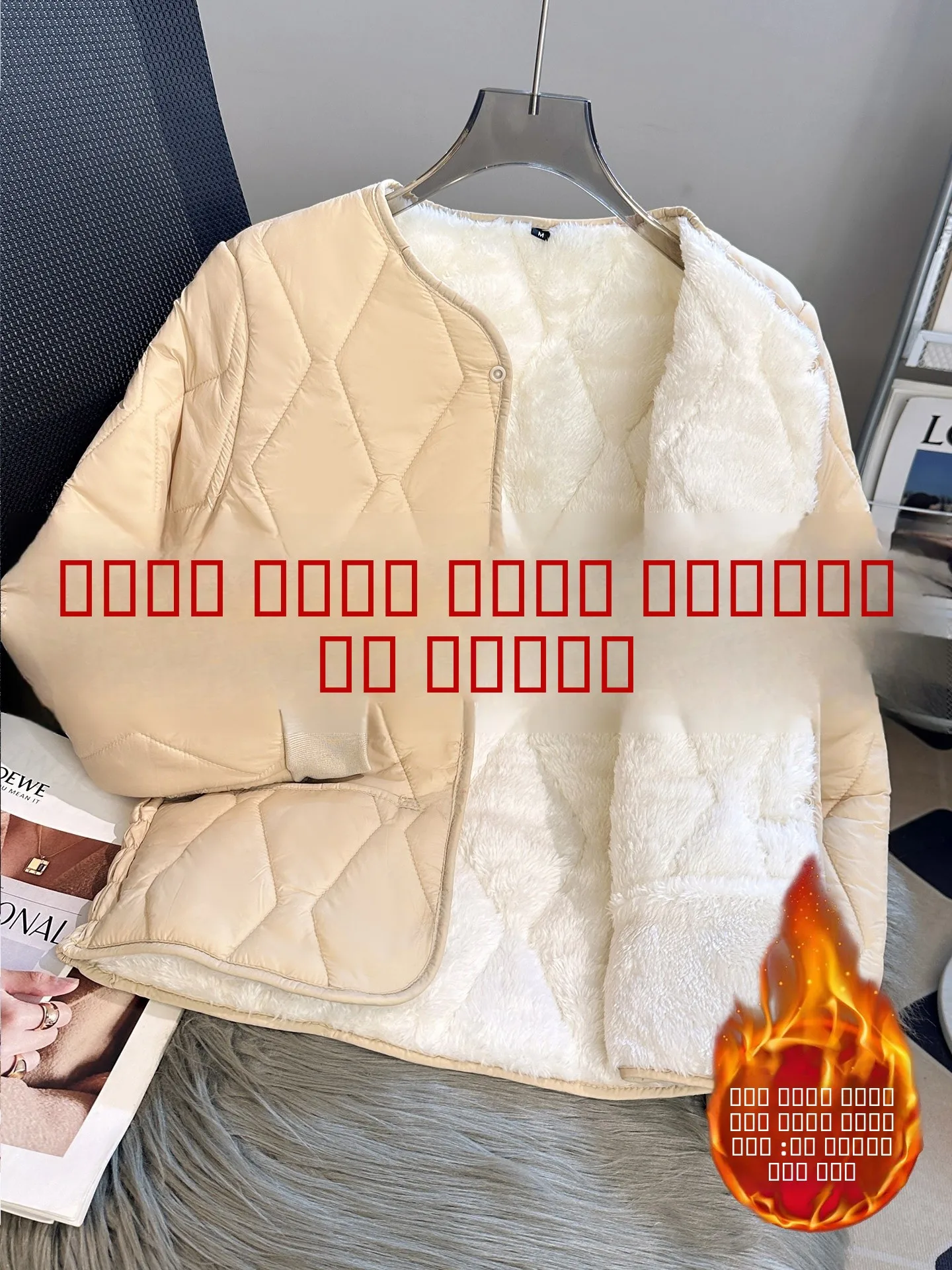 

Women's Fce Lined Warm Cotton Jaet Inner Vest for Night ifts Doctors Nurses hine Waable Winter Coat Simple Sle