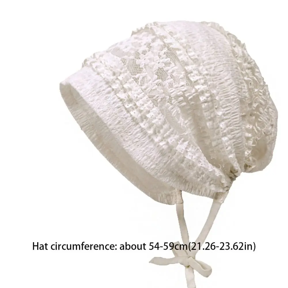 Doce oco para fora chapéu de renda bordado y2k picante menina gorros chapéu estilo coreano fino flor boné meninas