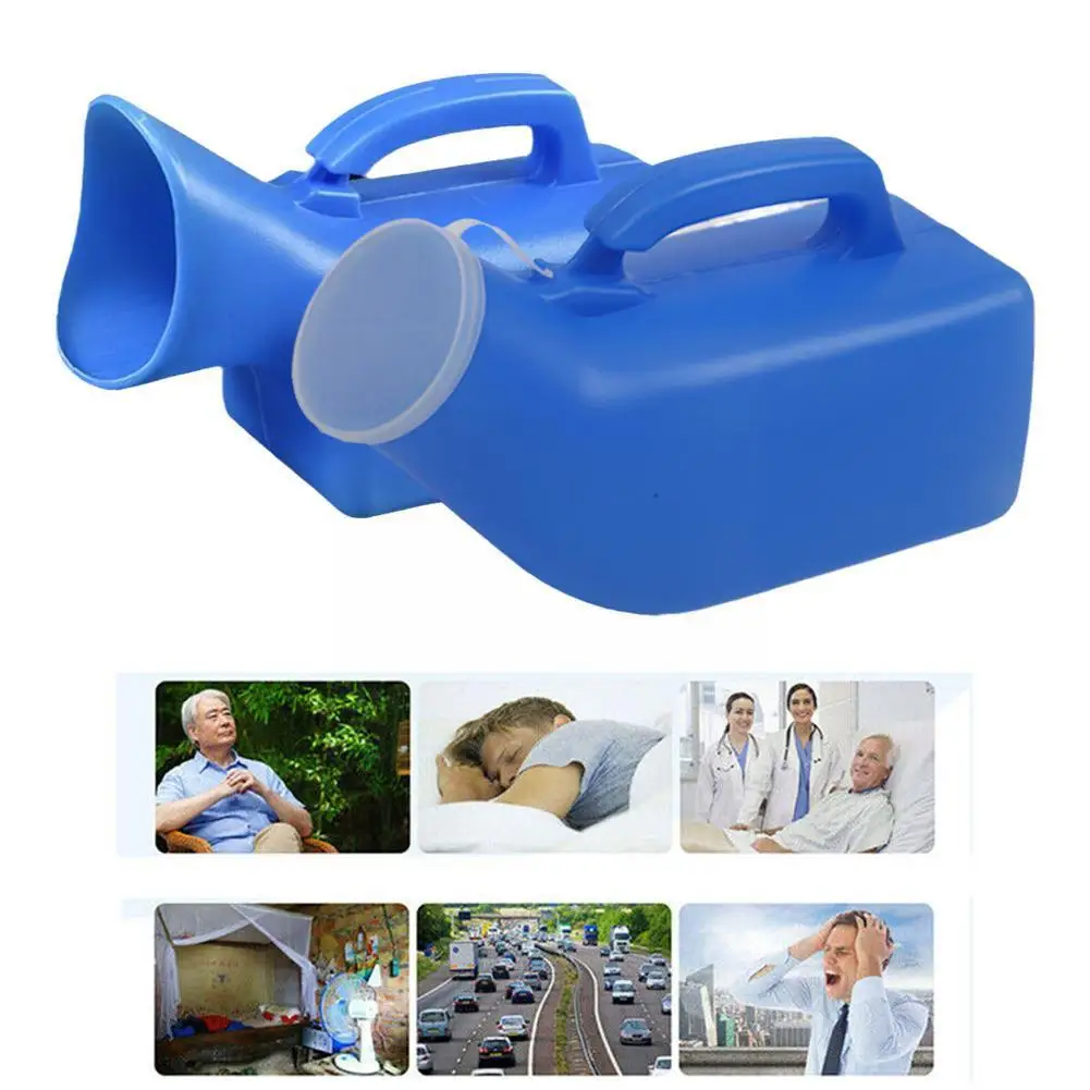 Car Urinal Urine Bottle Portable Women Men Car Urinal Camping Urinal Toilet Urine Pee Toilet Travel Bottle Plastic Proof Mo T7J2