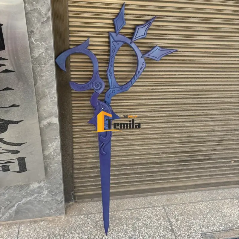 만화 전시 소품 188cm LOL 게임 그웬 코스프레 소품 나무 가위 무기 복제 할로윈 의상 파티 가위