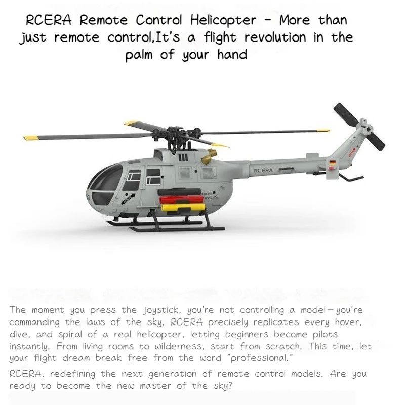 New Bo105 Camera C186s Remote Control Helicopter Six-Channel Brushless Optical Flow Positioning Adult Boy Toy