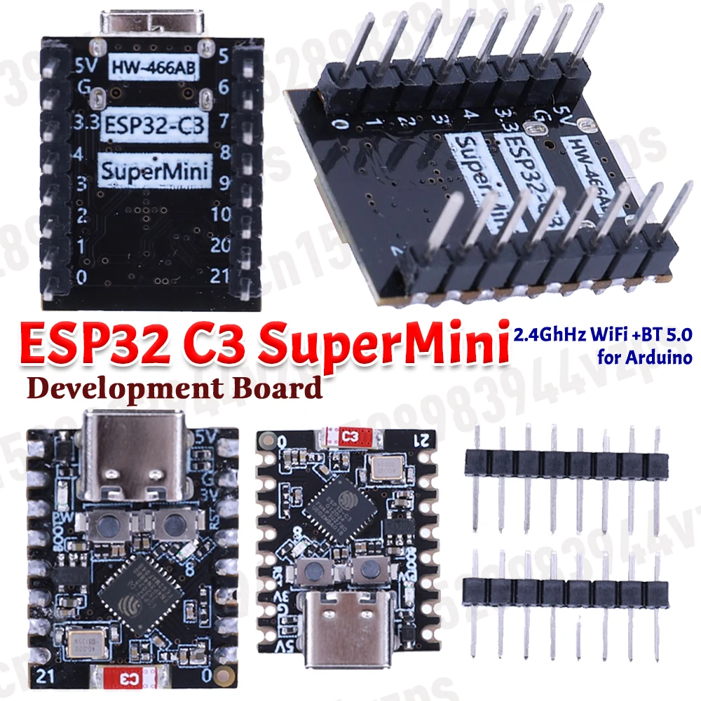 ESP32-C3 Super Mini WiFi Bluetooth Development Board for Arduino ESP32 C3 Dev IOT Board ESP32C3FN4 Chip Welded and Not Welded