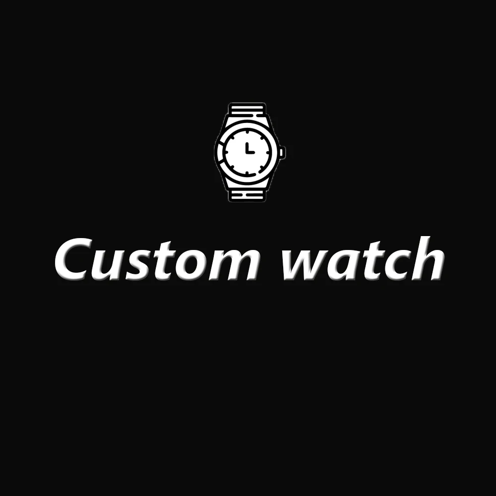 Personalização personalizada de relógios e taxas de discagem personalização personalizada de acessórios de relógio