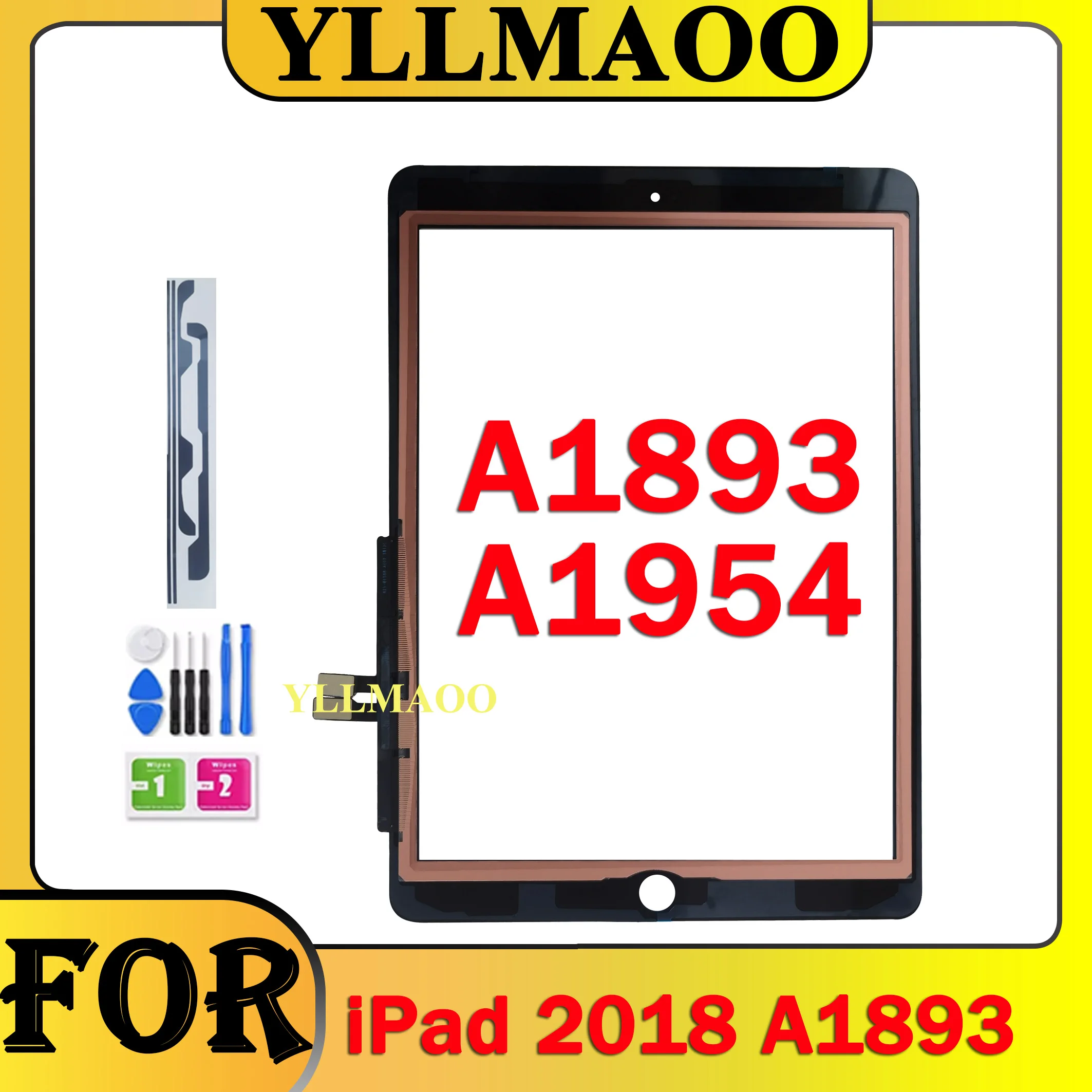 9.7''NEW For iPad 2018 Touch Screen For iPad 6 6th Gen 2018 A1893 A1954 Touchscreen Digitizer Front Glass Touch Panel replace