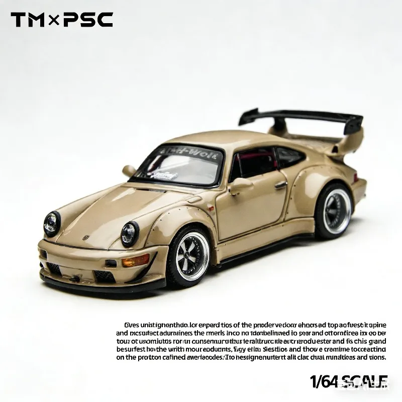 

TM×PSC1:64 Модель автомобиля RWB964 из литого сплава, коллекционная модель для мальчиков, предмет декора, праздничный подарок, игрушка.