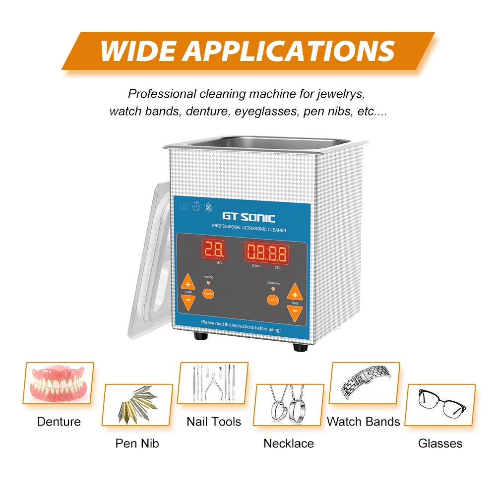 3L-27L Ultrasonic Cleaner with Digital Timer&Heater Industrial Large Ultrasound Washing Machine Cleaning Appliances