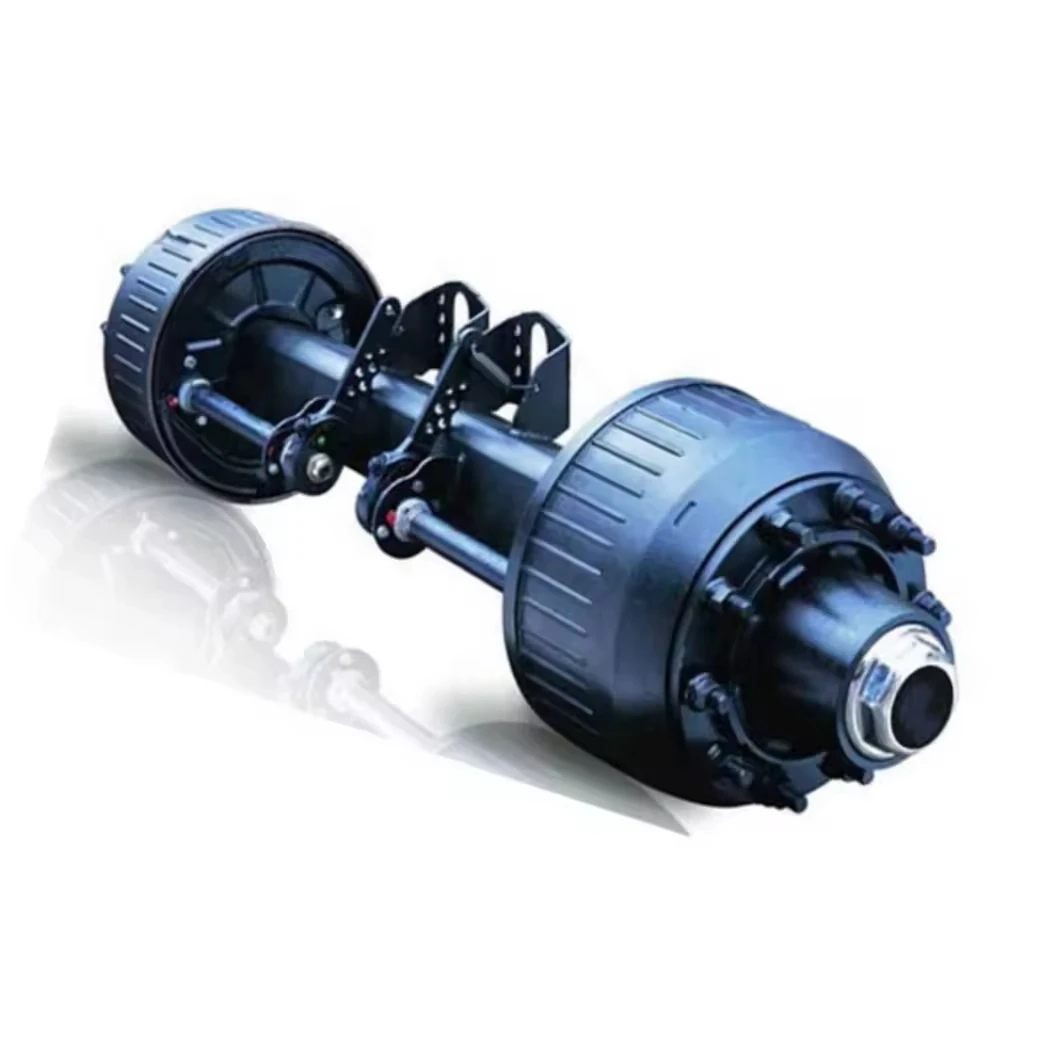 For Low Price New CQFN American Black Type Rear Trailer Axles Iron Square Tube Semi Trailer Parts Replacement/Repair 100% Tested