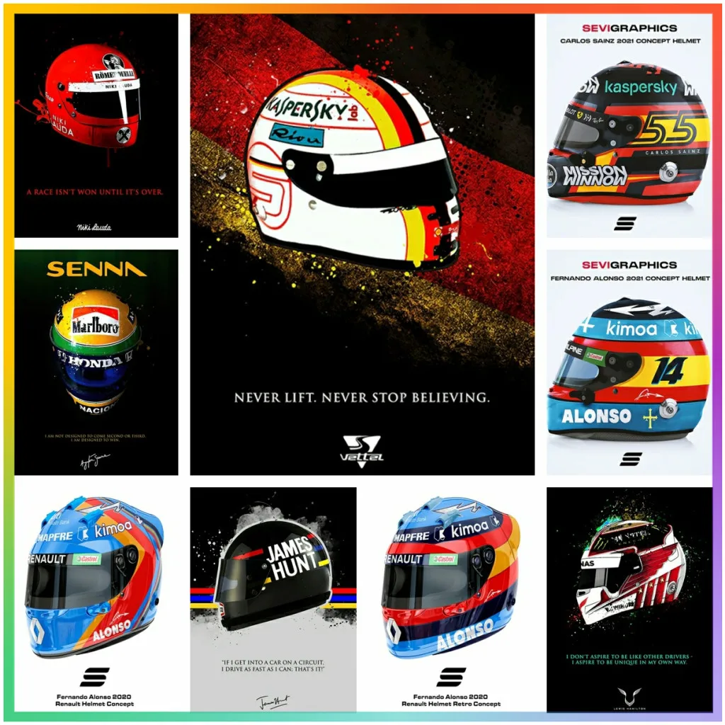 F1 Racer Helmet Fam… - image