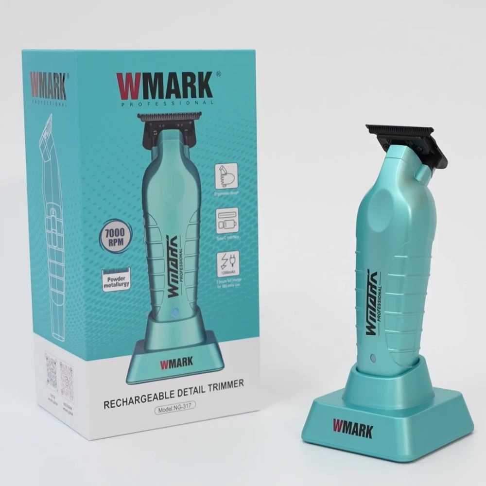

НОВЫЙ триммер для волос WMARK NG-317 с базовым зарядным устройством, профессиональная машинка для стрижки волос для мужчин, финишная машина