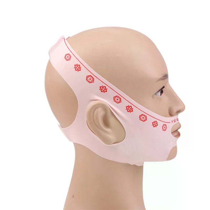 V라인 얼굴 리프팅 마스크 슬리밍 밴드, 턱과 볼을 위한 주름 방지 스트랩 포함, 뷰티 건강 수면 마스크