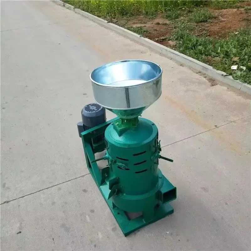 【HOT】Farm Small Capacity Dehuller Machine Wheat Barley Millet Rice Corn Beans Peeling Machine Bean Soybean Peeling Sheller Machi