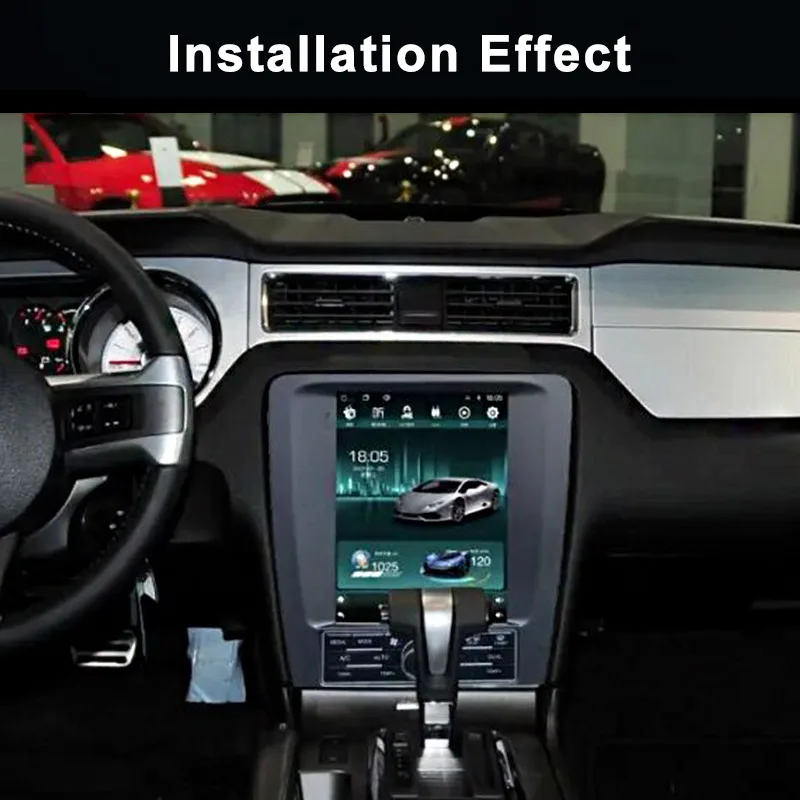 9.7'' Android GPS Navigation 4G DSP Stereo FM RDS Radio Split Screen USB Car Multimedia Player for Ford Mustang 2010~2014