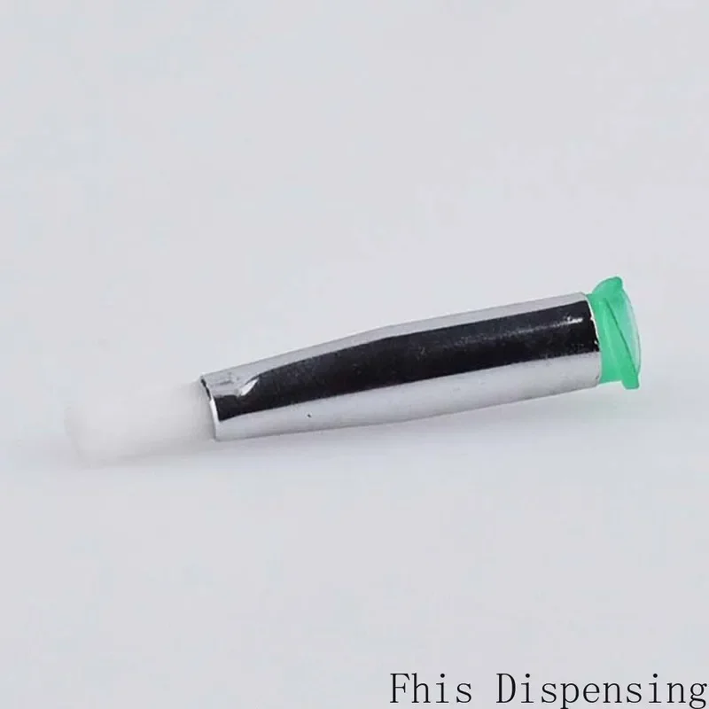Pack Of 10 4มม.ปากแบนแปรง18G เข็มเส้นผ่าศูนย์กลางสำหรับ Dispensing กาว