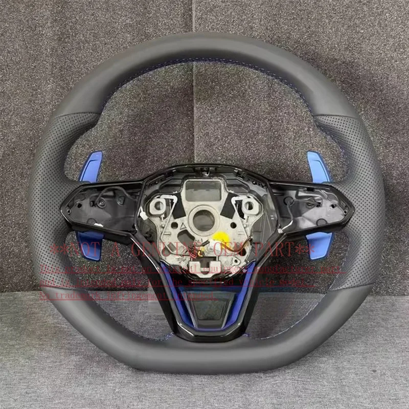 For Volkswagen Digital Steering Wheel Horn Cover For Golf 8 MK8 With Heating And Shift Paddles Support Acc