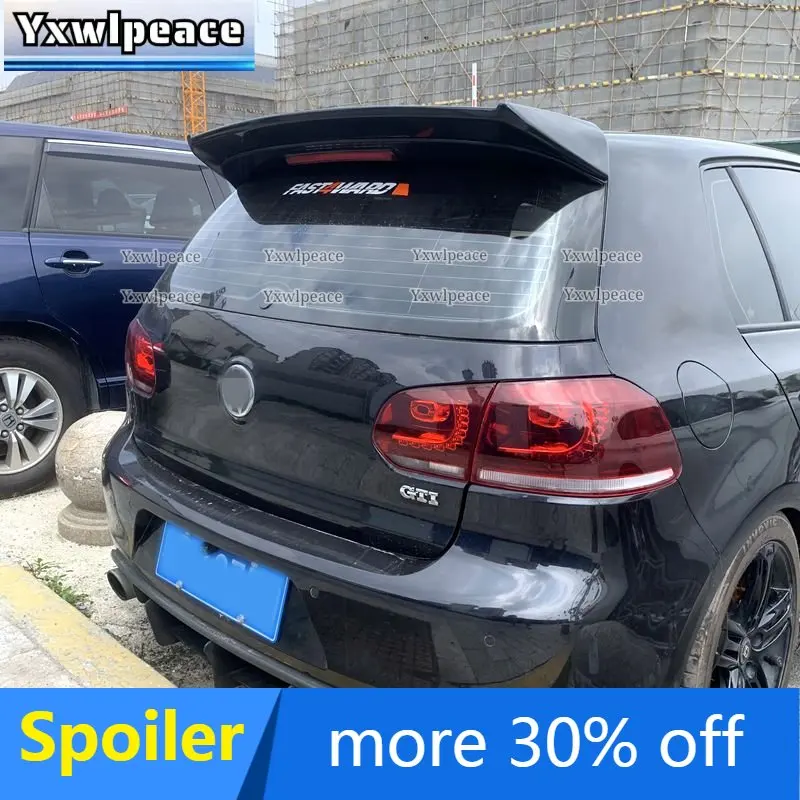 

Rear Roof Spoiler for Volkswagen VW Golf 6 MK6 VI GTI R20 2010-2013 ABS Plastic Rear Trunk Lip Wing Body Kit Accessories