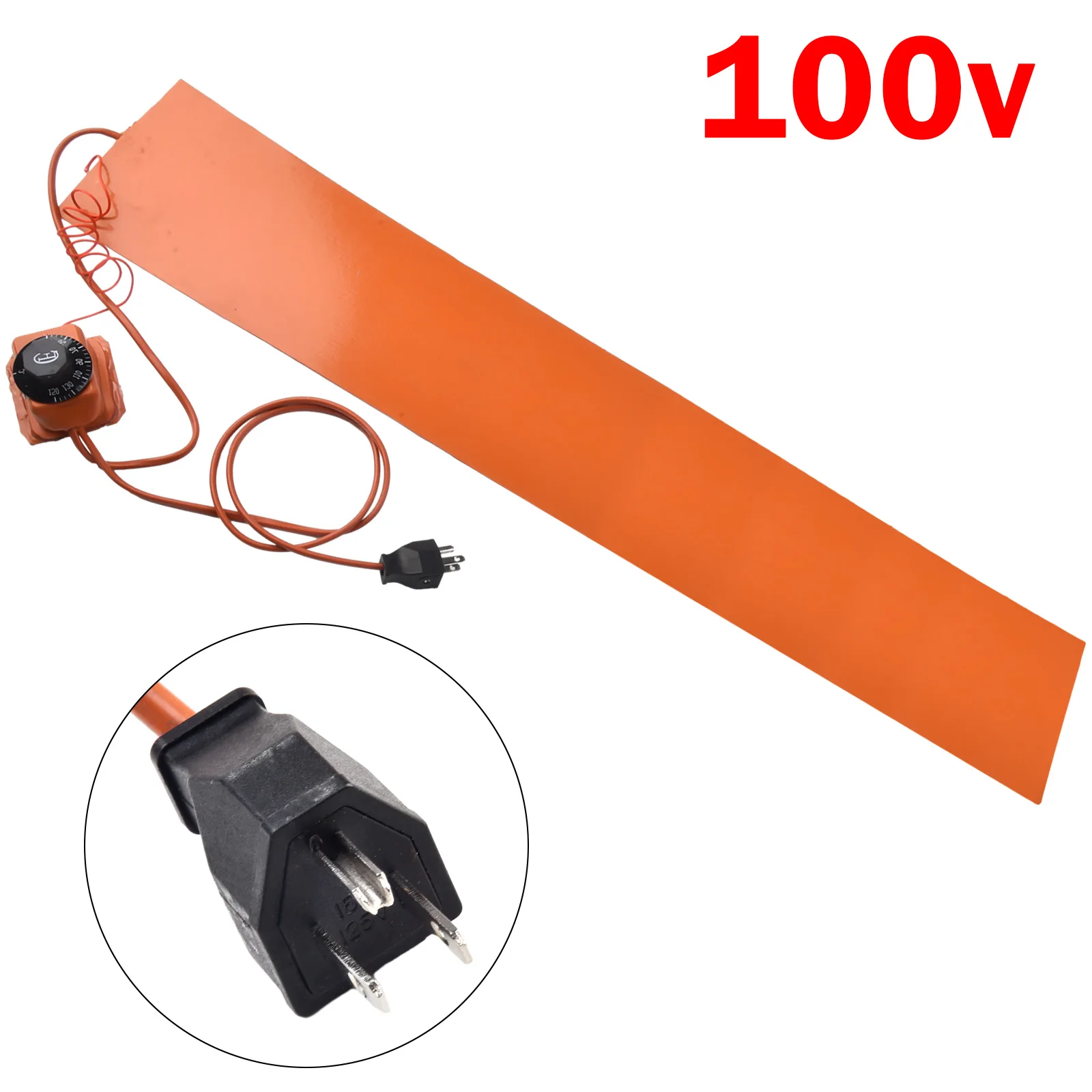 Heating Pad Tool 110/220V For Guitar Side Bending Silicone Heating Pad With Controller Orange Heater Electric Warmming Tools