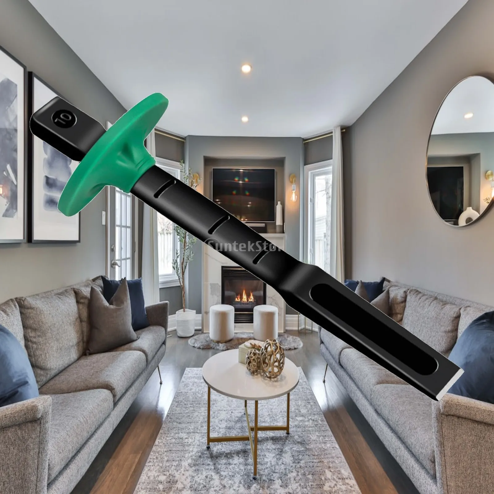 Industrial Flat Chisel with Comfort Grip Masonry Hand Tool for Breaking Demolishing Stone Concrete and Brickwork