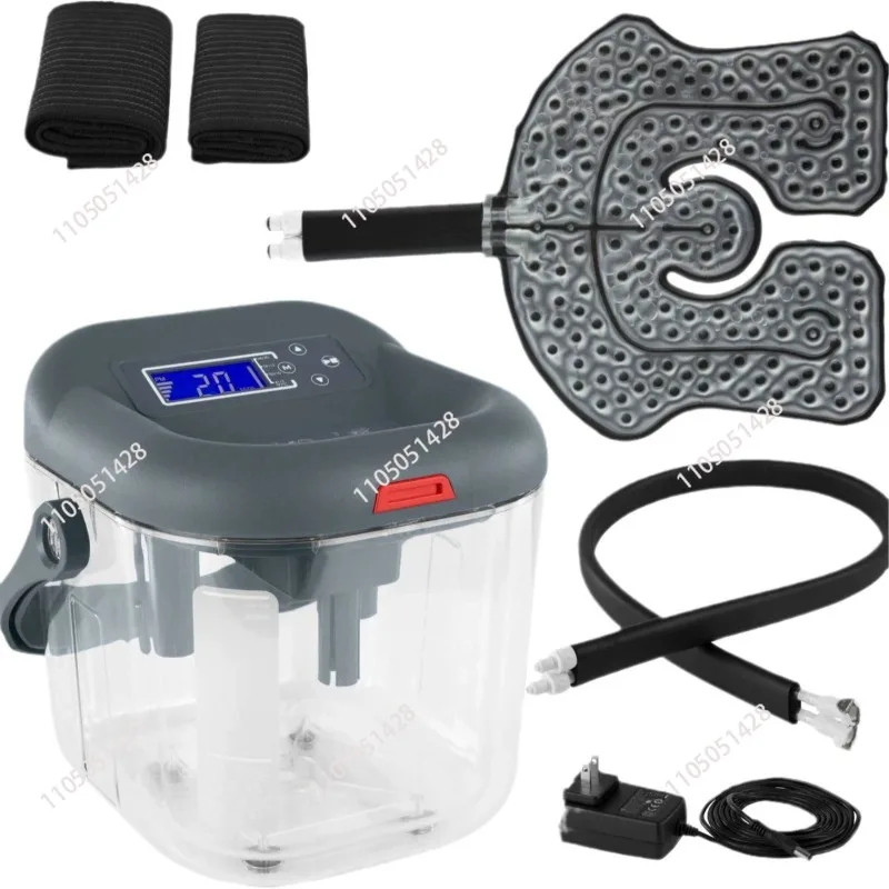 Cold Rush Compact Therapy Machine System With Knee - Ergonomic, Adjustable Wrap Pad Included- Quiet, Lightweight And Strong
