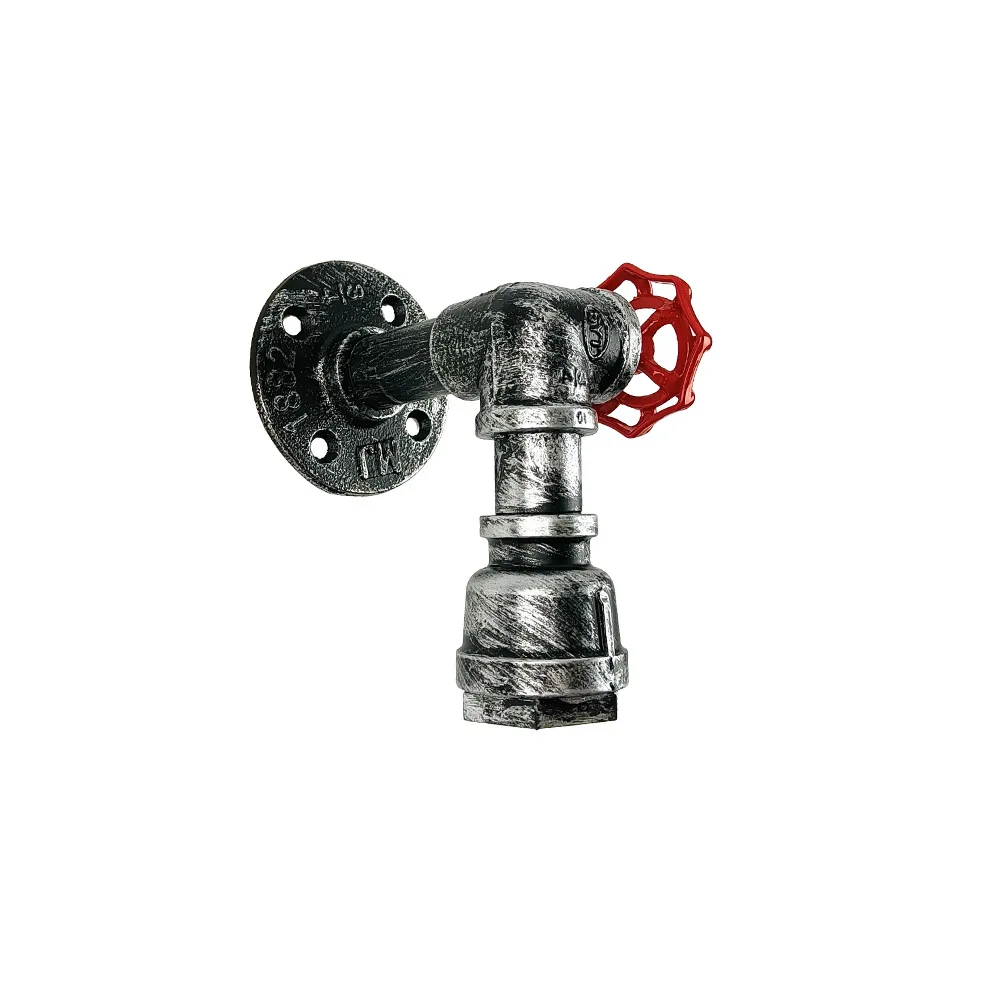 Industriële vintage waterleiding schans wandlamp klep decoratie loft lichtarmatuur voor keuken slaapkamer wandlampen huisverlichting