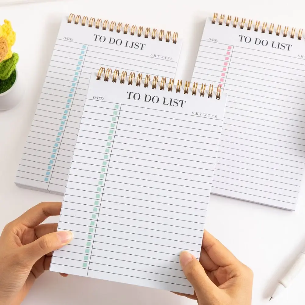 

Новый ежедневник A5 2026, водонепроницаемый блокнот со списком дел, сделай сам, спиральная повестка дня, книга для школьного офиса