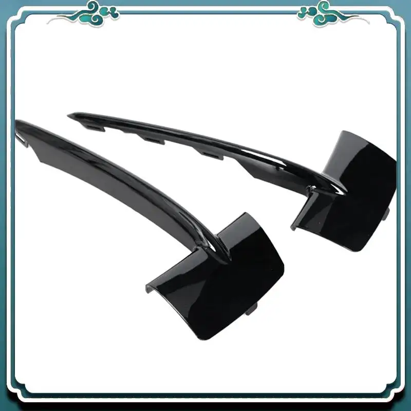 

ABTU-2PCS Front Bumper Lower Grille Trim Black For BMW F15 X5 2014-2018 51117325395 51117325396 Car Accessories